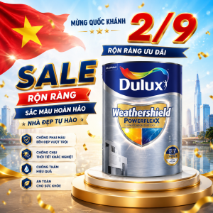 Sơn Dulux Weathershield Powerflexx Bề Mặt Mờ