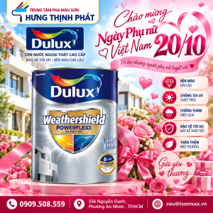 Sơn Dulux Weathershield Powerflexx Bề Mặt Mờ
