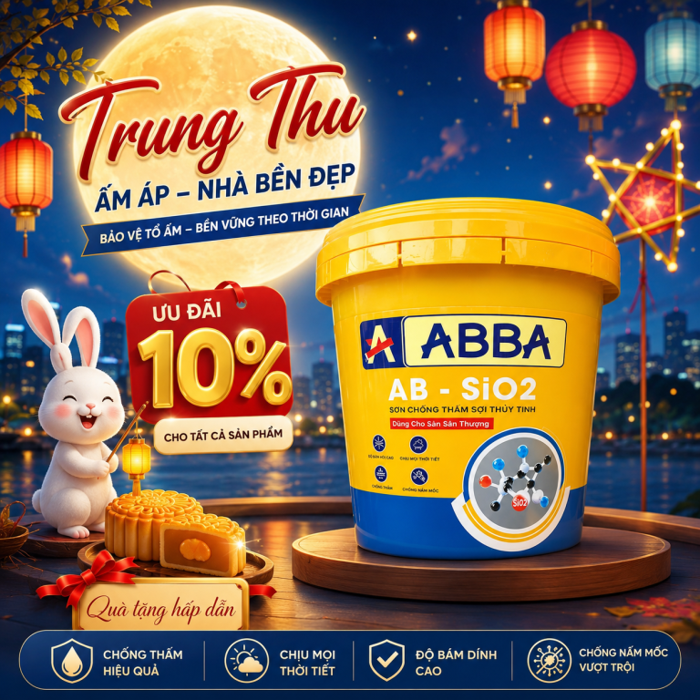 SƠN CHỐNG THẤM SỢI THỦY TINH ABA-SIO2