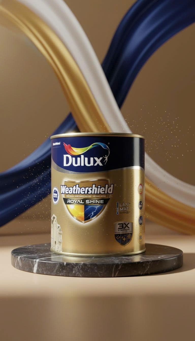 SƠN NGOẠI THẤT SIÊU CAO CẤP DULUX WEATHERSHIELD ROYAL SHINE (BÓNG) - RS86