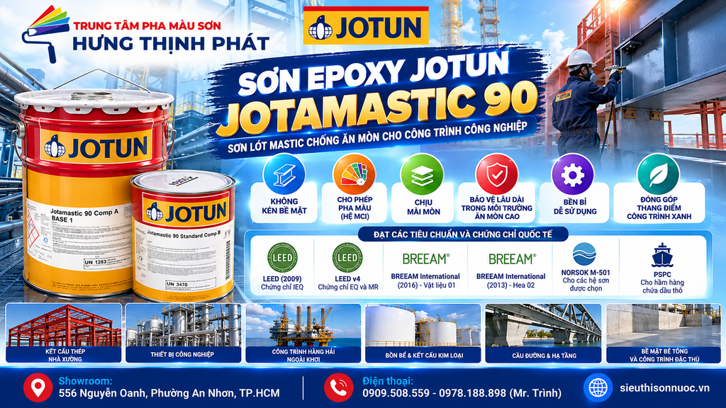 Sơn Epoxy Jotun Jotamastic 90: Đặc Điểm, Ứng Dụng Và Báo Giá