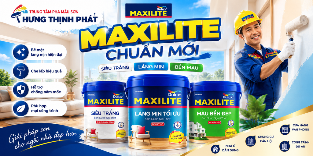 Đại Lý Sơn Maxilite Chính Hãng HCM – Địa Chỉ Mua Sơn Uy Tín, Giá Tốt